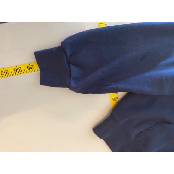 Champion Illinois Navy Blue Full-Zip Hoodie Pockets & Hood XL - Picture 8 of 8